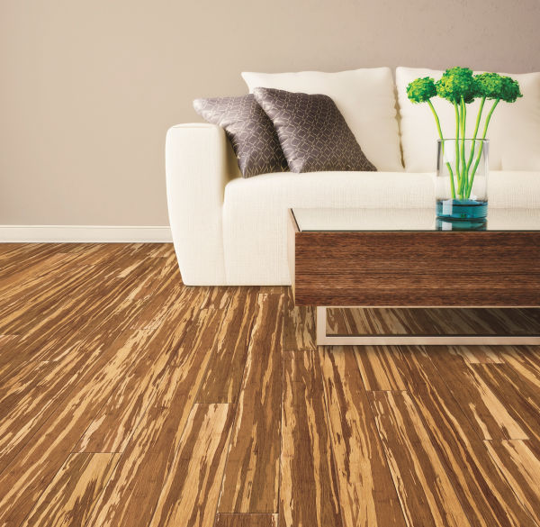 bamboo flooring in living room