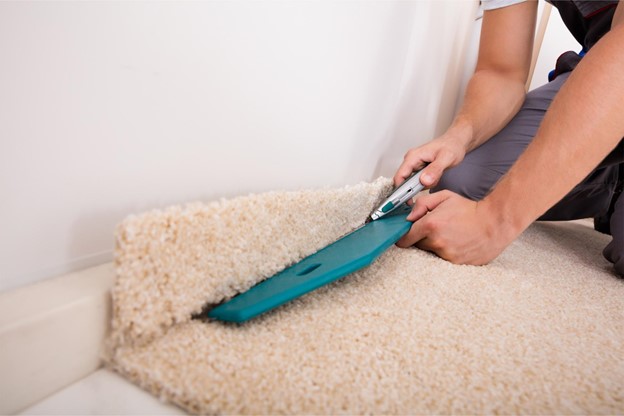 Carpet and Laminate Flooring Combination